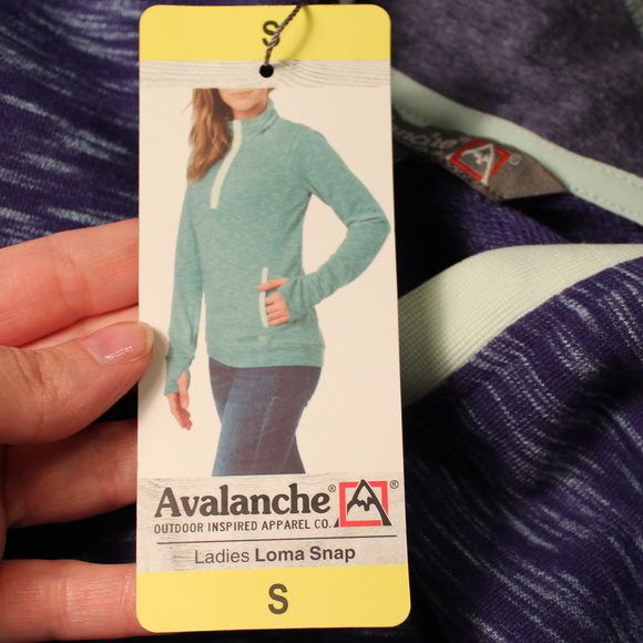 Avalanche NWT Ladies Loma Snap Pullover Small - Picture 6 of 8